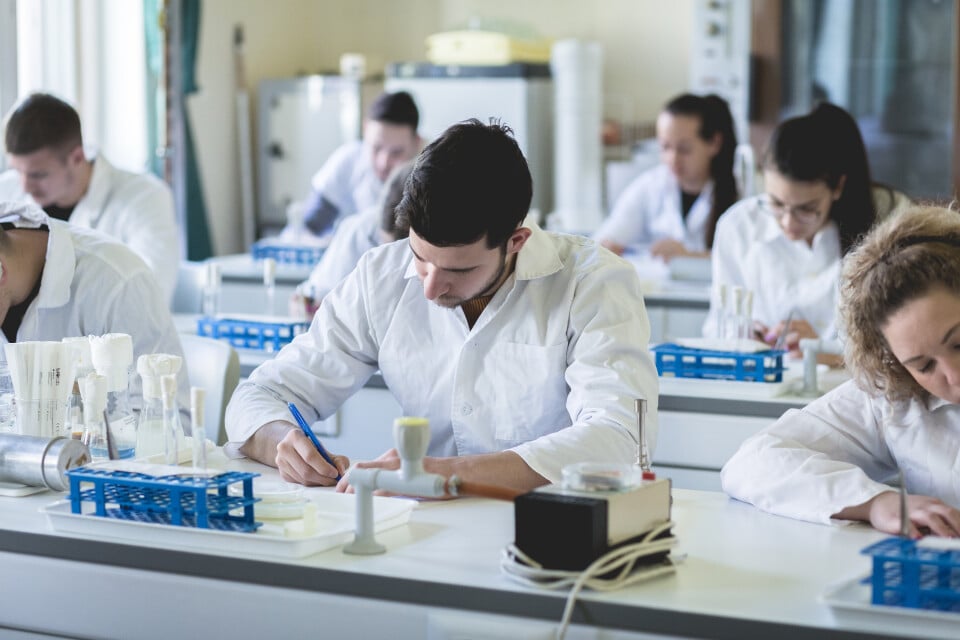 The microbiology laboratory